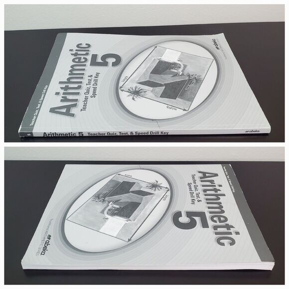 Abeka A Beka Book Arithmetic 5 Quiz, Test, & Speed Drill Teacher Key 4th Ed 2022 - Picture 4 of 8